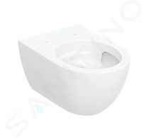 Geberit Acanto - Závěsné WC, Rimfree, TurboFlush, s KeraTect, bílá 502.717.00.8