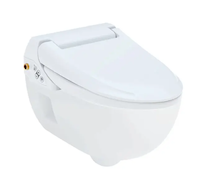 Geberit AquaClean - Elektronický bidet AquaClean 4000 s keramikou, Rimfree, SoftClosing, alpská bílá 146.135.11.1