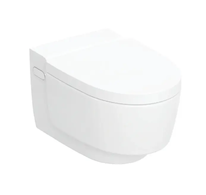 Geberit AquaClean - Elektronický bidet Mera Classic s keramikou, závěsný, TurboFlush, SoftClosing, KeraTect, bílá 146.200.11.1