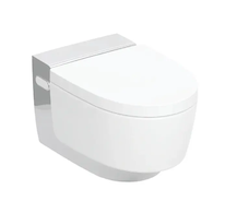 Geberit AquaClean - Elektronický bidet Mera Classic s keramikou, závěsný, TurboFlush, SoftClosing, KeraTect, bílá/lesklý chrom 1