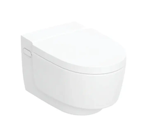 Geberit AquaClean - Elektronický bidet Mera Comfort s keramikou, závěsný, TurboFlush, SoftClosing, KeraTect, bílá 146.210.11.1