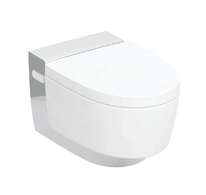 Geberit AquaClean - Elektronický bidet Mera Comfort s keramikou, závěsný, TurboFlush, SoftClosing, KeraTect, bílá/lesklý chrom 1