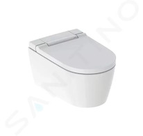 Geberit AquaClean - Elektronický bidet Sela s keramikou, závěsný, Rimfree, SoftClosing, alpská bílá 146.222.11.1