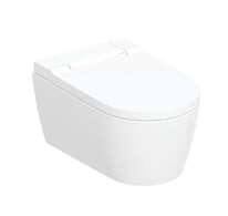 Geberit AquaClean - Elektronický bidet Sela s keramikou, závěsný, TurboFlush, SoftClosing, KeraTect, bílá 146.220.11.1