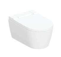 Geberit AquaClean - Elektronický bidet Sela s keramikou, závěsný, TurboFlush, SoftClosing, KeraTect, matná bílá 146.220.JT.1