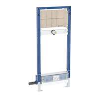 Geberit Duofix - Předstěnová instalace pro sprchu, výška 130 cm, s odtokem ve stěně, nástěnná armatura pod omítku 111.581.00.2