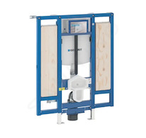 Geberit Duofix - Předstěnová instalace pro závěsné WC, bezbariérová, výška 1,12 m 111.904.00.5