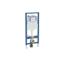 Geberit Duofix - Předstěnová instalace pro závěsné WC, se splachovací nádržkou Sigma 12 cm, s hygienickým proplachem, stavební v