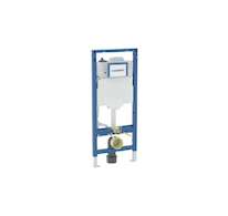 Geberit Duofix - Předstěnová instalace pro závěsné WC, se splachovací nádržkou Sigma 12 cm, s hygienickým proplachem, stavební v