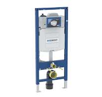 Geberit Duofix - Předstěnová instalace pro závěsné WC, se splachovací nádržkou Sigma 12 cm, s hygienickým proplachem, výška 1,2