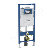 Geberit Duofix - Předstěnová instalace pro závěsné WC, se splachovací nádržkou Sigma 12 cm, s hygienickým proplachem, výška 1,2