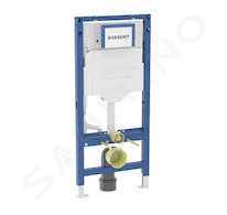 Geberit Duofix - Předstěnová instalace pro závěsné WC, se splachovací nádržkou Sigma 12 cm, výška 1,12 m 111.598.00.6