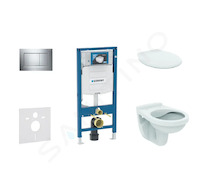 Geberit Duofix - Set předstěnové instalace, klozet Alpha se sedátkem, tlačítko Sigma30, chrom 111.300.00.5 NR6