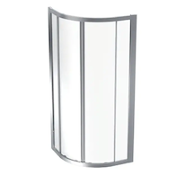 Geberit GEO - Sprchový kout 80x80 cm, stříbrná/čiré sklo 560.111.00.2