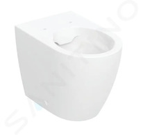 Geberit iCon - Stojící WC, vodorovný odpad, Rimfree, bílá 502.382.00.1