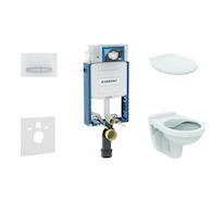 Geberit Kombifix - Set předstěnové instalace, klozet Alpha se sedátkem, tlačítko Sigma50, alpská bílá 110.302.00.5 NR8