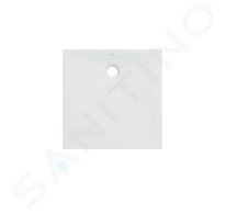 Geberit Olona - Sprchová vanička 90x75 cm, matná bílá 550.755.00.1