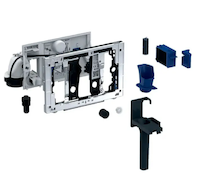 Geberit Příslušenství - Jednotka odsávání zápachu DuoFresh, manuální spouštění, pro splachovací nádržku Sigma 12 cm, antracit 11