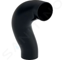 Geberit Příslušenství - Koleno PE BackFlip, d 110 mm, černá 367.616.16.1
