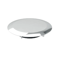 Geberit Příslušenství - Kryt odpadního ventilu d 90 mm, ke sprchové odpadní soupravě, lesklý chrom 150.265.21.1