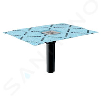 Geberit Příslušenství - Podlahová vpusť, d 5 cm, nerez 154.053.00.1