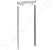 Geberit Příslušenství - Představbová sada pro Monolith Plus, kartáčovaný hliník 131.196.00.2