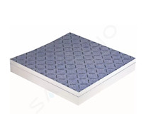 Geberit Příslušenství - Sprchová deska 1000x1000 mm, umožňující obložení, se spádem do V 154.253.00.1