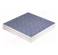 Geberit Příslušenství - Sprchová deska 1200x1000 mm, umožňující obložení, se spádem do L 154.265.00.1