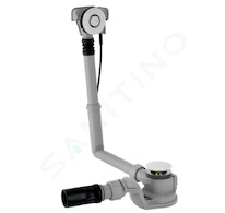 Geberit Příslušenství - Vanová odtoková a přepadová souprava, ovládání PushControl, délka 260 mm, chrom 150.750.21.6