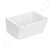 Geberit Publica - Keramický dřez 740x585 mm, bílá 355675000