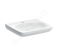 Geberit Selnova Comfort - Umyvadlo bezbariérové, 65x55 cm, bez přepadu, otvor pro baterii, bílá 500.188.01.7