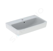 Geberit Selnova Compact - Umyvadlo 65x40 cm, s přepadem, otvor pro baterii, bílá 501.890.00.7