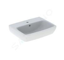 Geberit Selnova Square - Umývátko 45x35 cm, s přepadem, otvor pro baterii, bílá 500.322.01.7