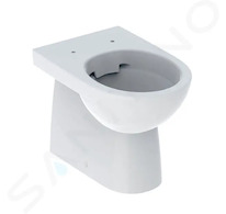 Geberit Selnova - Stojící WC, zadní/spodní odpad, Rimfree, bílá 500.393.01.7