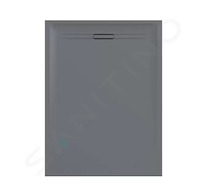 Geberit Sestra - Sprchová vanička 160x90 cm, šedá 550.269.00.2
