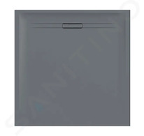 Geberit Sestra - Sprchová vanička 80x80 cm, šedá 550.291.00.2