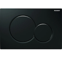 Geberit Sigma01 - Ovládací tlačítko splachování, černá 115.770.DW.5