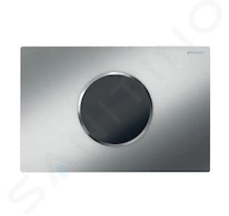 Geberit Sigma10 - Elektronické ovládání splachování, bateriové napájení, kartáčovaná/leštěná nerez 115.908.SN.6