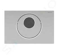Geberit Sigma10 - Elektronické ovládání splachování, síťové napájení, kartáčovaný nerez 115.856.SN.6