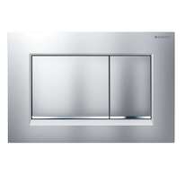 Geberit Sigma20 - Ovládací tlačítko splachování, lakovaný chrom mat/chrom 115.883.JQ.1