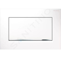 Geberit Sigma30 - Ovládací tlačítko splachování, bílá/chrom 115.893.KJ.1