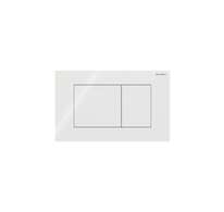 Geberit Sigma40 - Ovládání splachování, sklo/bílá 115.629.SI.1