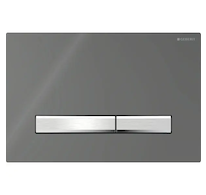 Geberit Sigma50 - Ovládací tlačítko splachování, chrom/lávová 115.788.JK.2