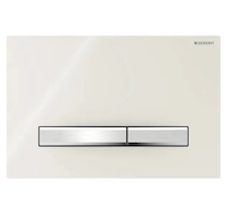 Geberit Sigma50 - Ovládací tlačítko splachování, chrom/pískově šedá 115.788.JL.2