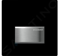 Geberit Sigma50 - Ovládání splachování pisoáru, chrom/černá 116.016.DW.5