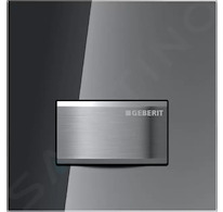 Geberit Sigma50 - Ovládání splachování pisoáru, chrom/kouřově zrcadlové sklo 116.016.SD.5