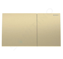 Geberit Sigma70 - Ovládání splachování, easy to clean, kartáčovaná mosaz 115.622.QF.1