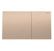 Geberit Sigma70 - Ovládání splachování, easy to clean, kartáčované červené zlato 115.622.QB.1