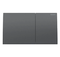 Geberit Sigma70 - Ovládání splachování, easy to clean, kartáčovaný černý chrom 115.622.QD.1