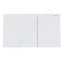 Geberit Sigma70 - Ovládání splachování, easy to clean, matná bílá 115.622.JT.1